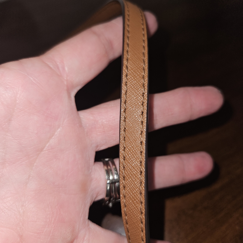 Michael Kors Brown MK Logo Crossbody Bag with Matching Brown Wallet - Picture 7 of 8